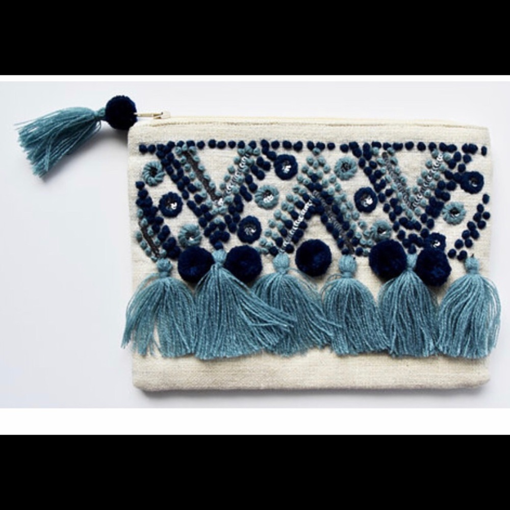 Pouch with beading from India
